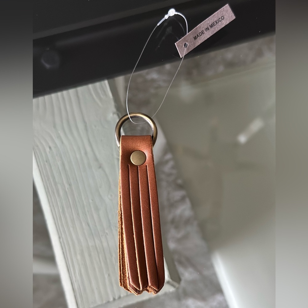 Honey Small Tassel Keychain Portland Leather Goods